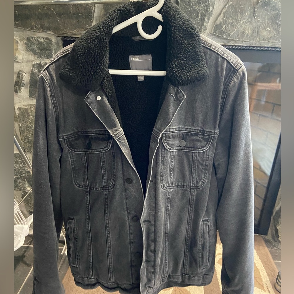 ASOS Fleece Lined Denim Jacket